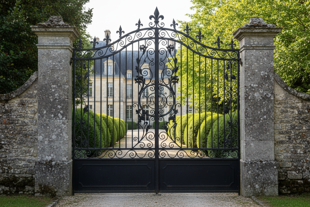 Prix pose Portail fer forgé : prix pose et installation